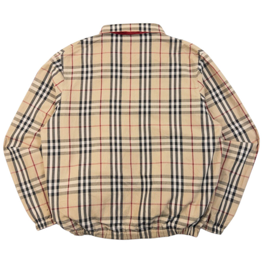 Vintage 2000s Burberry Nova Check Reversible Harrington Jacket in beige, photo 3