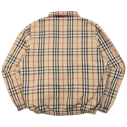 Vintage 2000s Burberry Nova Check Reversible Harrington Jacket in beige, photo 3