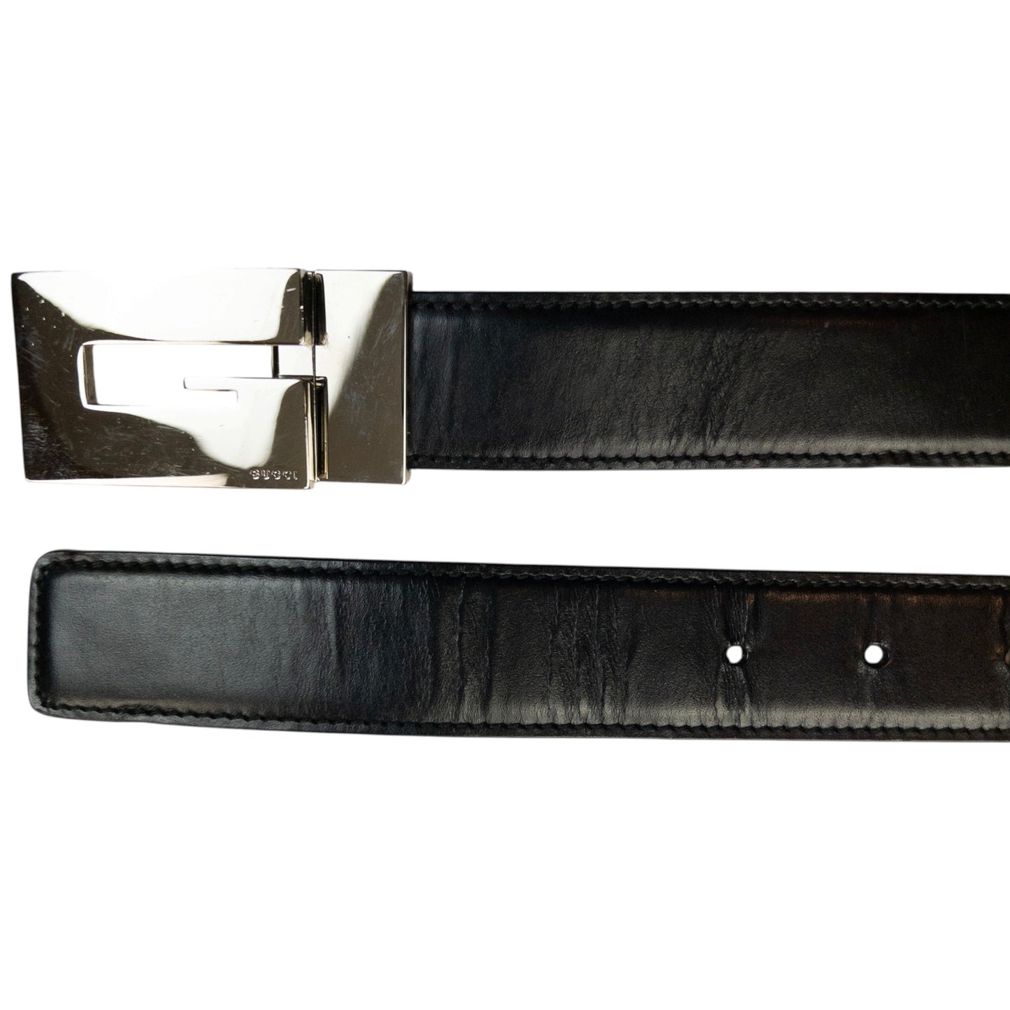 Vintage 2000s Gucci Leather Belt Size M