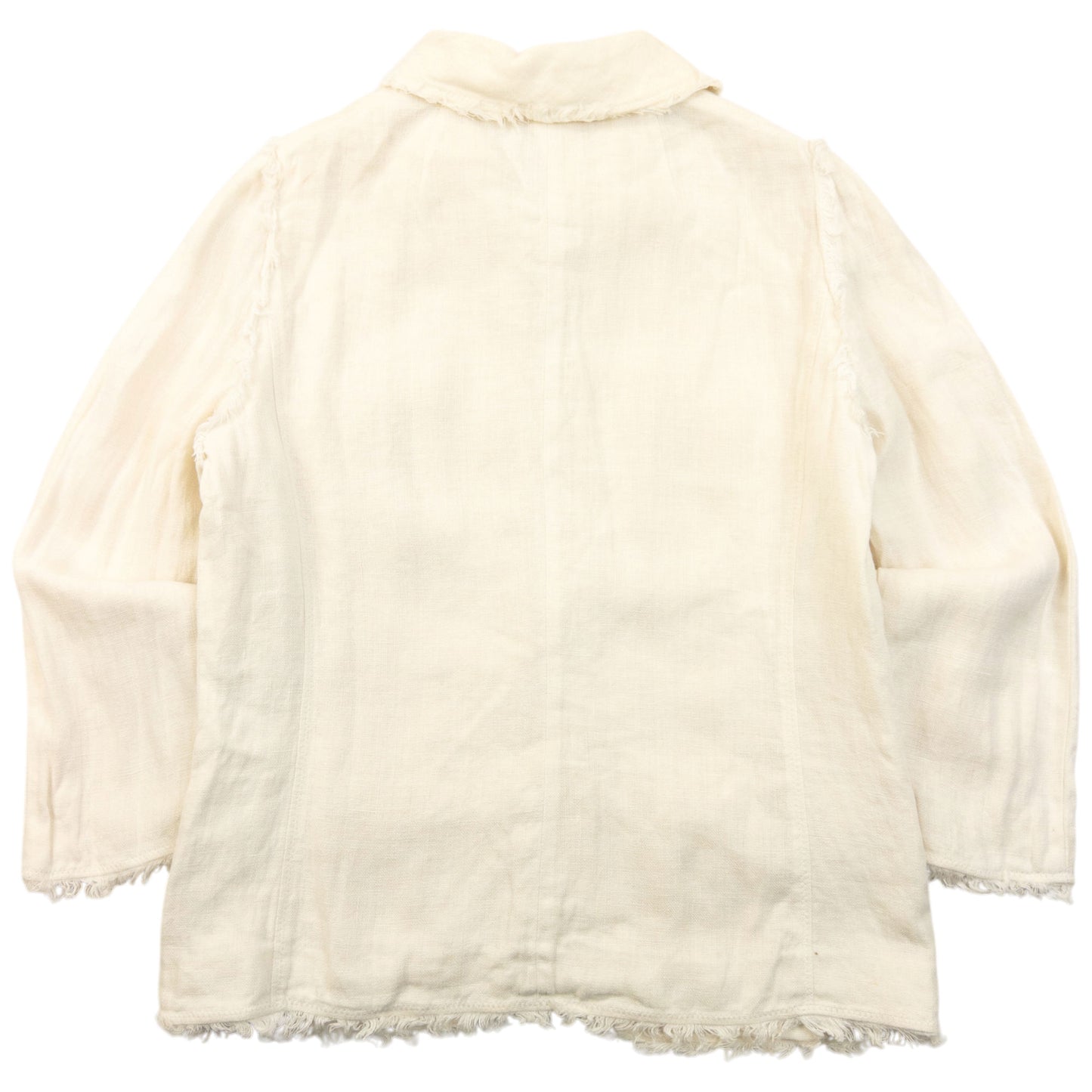 Vintage 2000s Dolce & Gabbana Button Up Linen Jacket Womens Size S