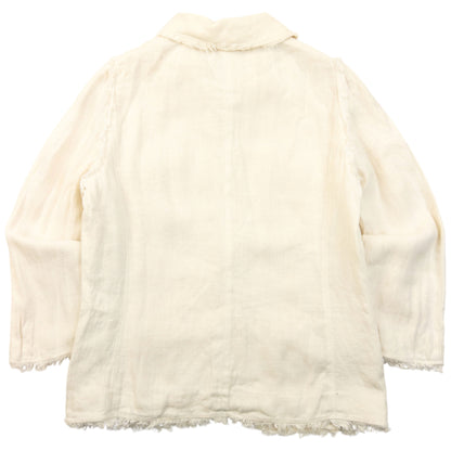 Vintage 2000s Dolce & Gabbana Button Up Linen Jacket Womens Size S