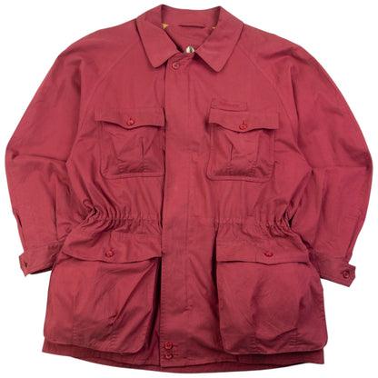 Vintage 90s Burberry Zip Up Cargo Jacket Size XL