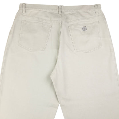 Vintage YSL Yves Saint Laurent Embossed Denim Jeans Size W37