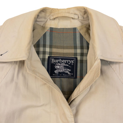 Vintage 80s Burberry Trench Jacket Size XL