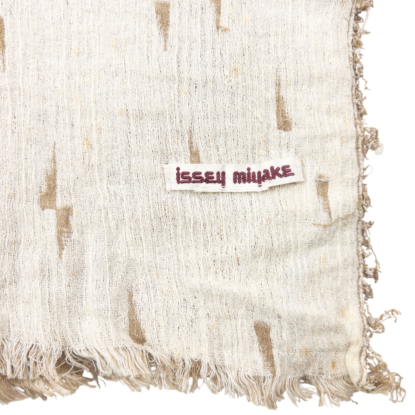 Vintage 80s Issey Miyake Pattern Scarf
