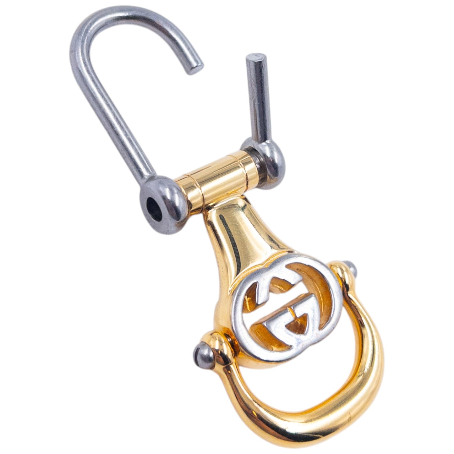 Vintage 80s Gucci Cut-Out Keyring
