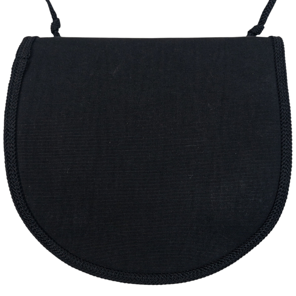 Vintage 90s YSL Yves Saint Laurent Tassel Crossbody Bag in black, photo 3