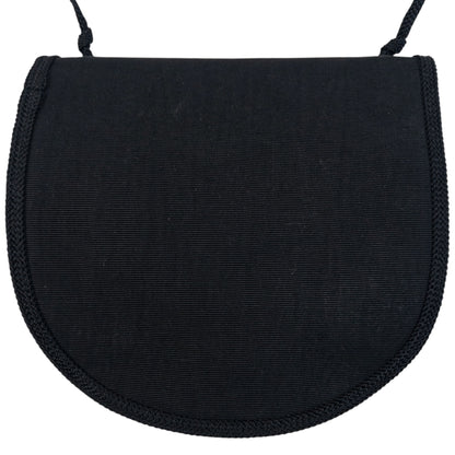 Vintage 90s YSL Yves Saint Laurent Tassel Crossbody Bag in black, photo 3