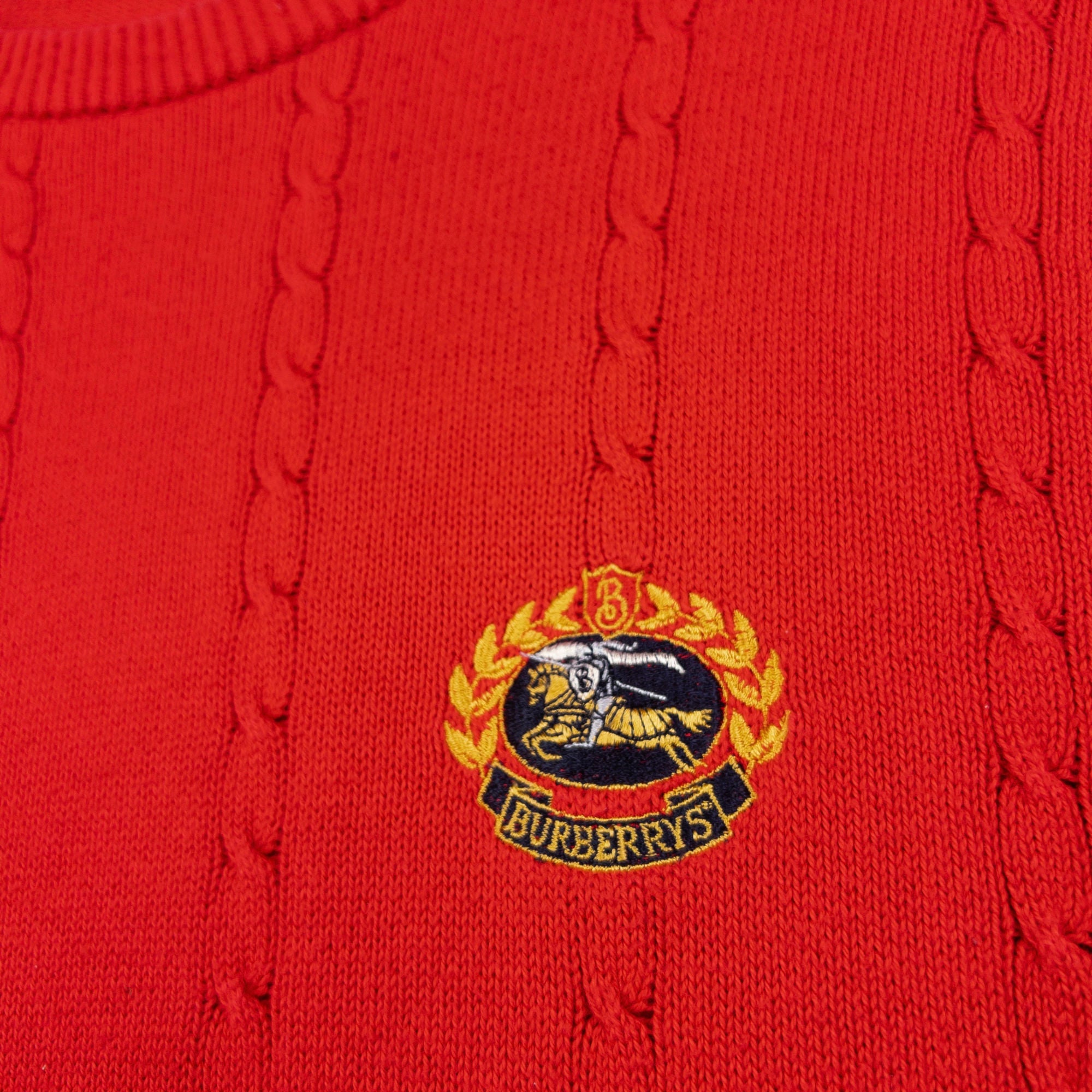 Vintage Burberry Knit Jumper Size XL