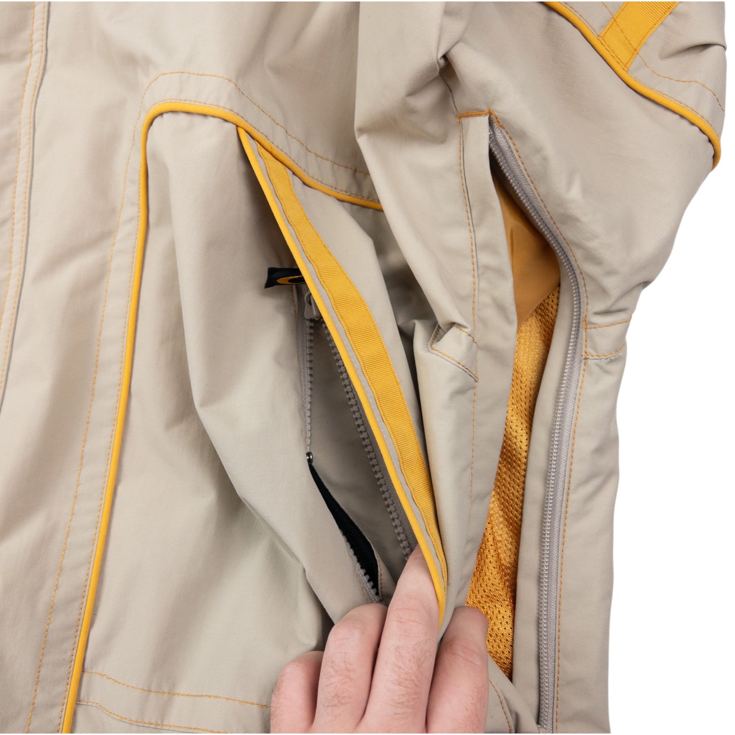 Vintage Oakley Zip Up Snowboarding Jacket Size XL