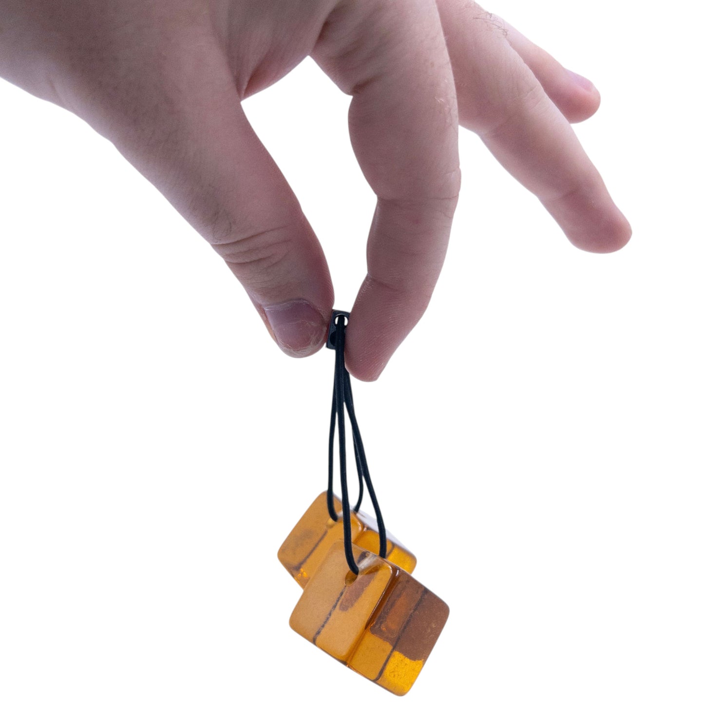 Vintage Louis Vuitton Clear Cube Hair Tie