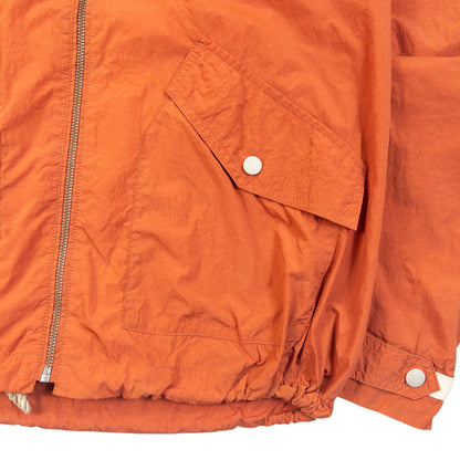 Vintage 2000s Burberry Black Label Lightweight Zip Up Jacket in orange (polyester), photo 6