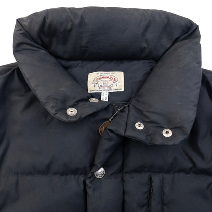 Vintage 90s Armani Jeans Zip Up Puffer Jacket Size XL