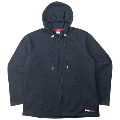 Vintage 90s Oakley Zip Up Fleece Hoodie Size M