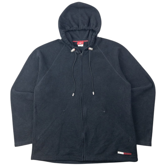 Vintage 90s Oakley Zip Up Fleece Hoodie Size M