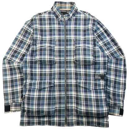 Vintage 2000s Stussy Checkered Zip Up Jacket Size M