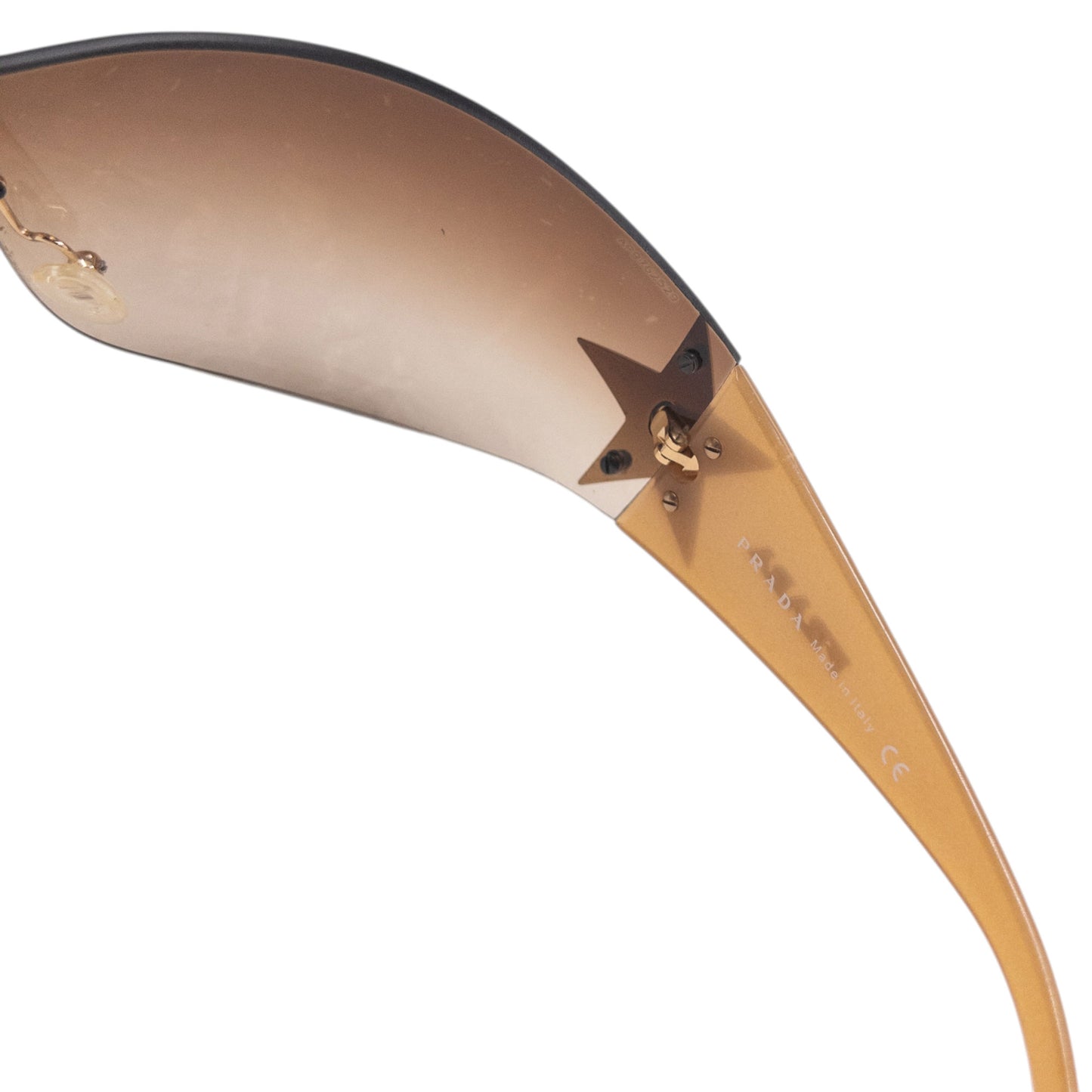 Vintage 2000s Prada Rimless Star Sunglasses