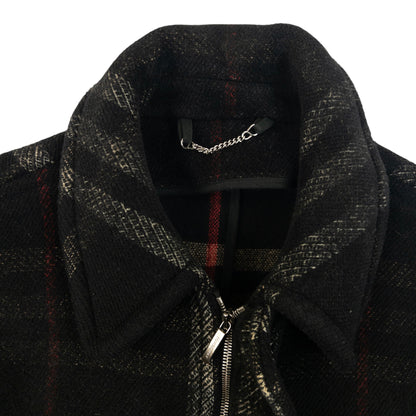 Vintage 2000s Burberry Nova Check Wool Jacket Size XL