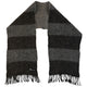 Vintage 2000s Issey Miyake Striped Wool Tassel Scarf