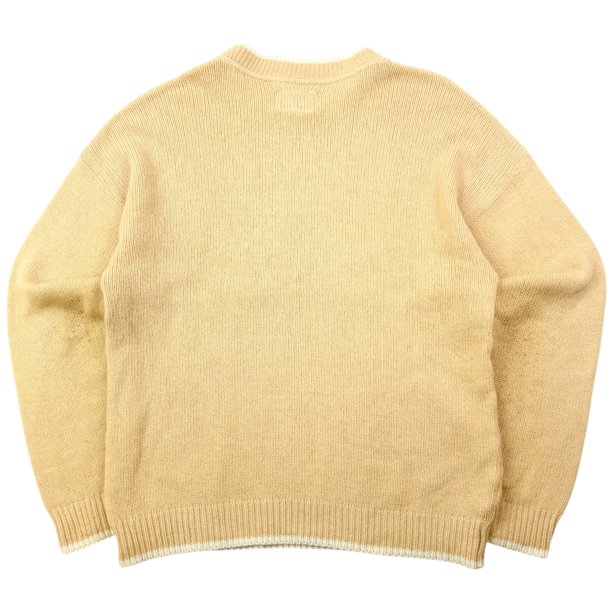 Vintage 90s Armani Jeans Ice Arsenal Wool Knit Jumper Size M