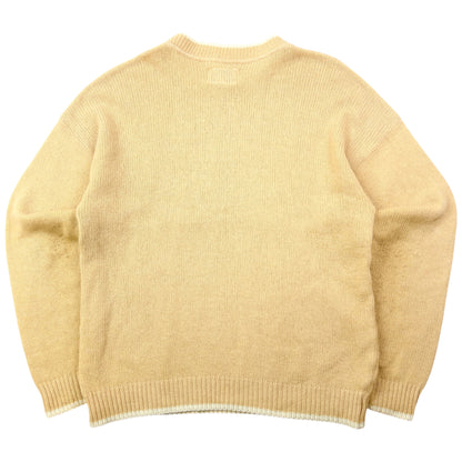 Vintage 90s Armani Jeans Ice Arsenal Wool Knit Jumper Size M