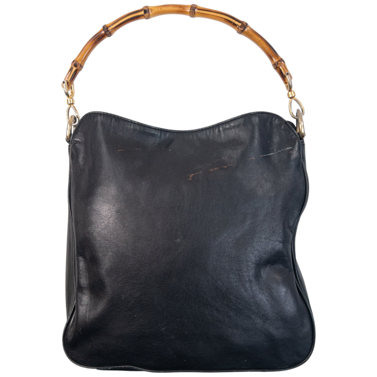 Vintage 90s Gucci Bamboo Handle Shoulder Bag