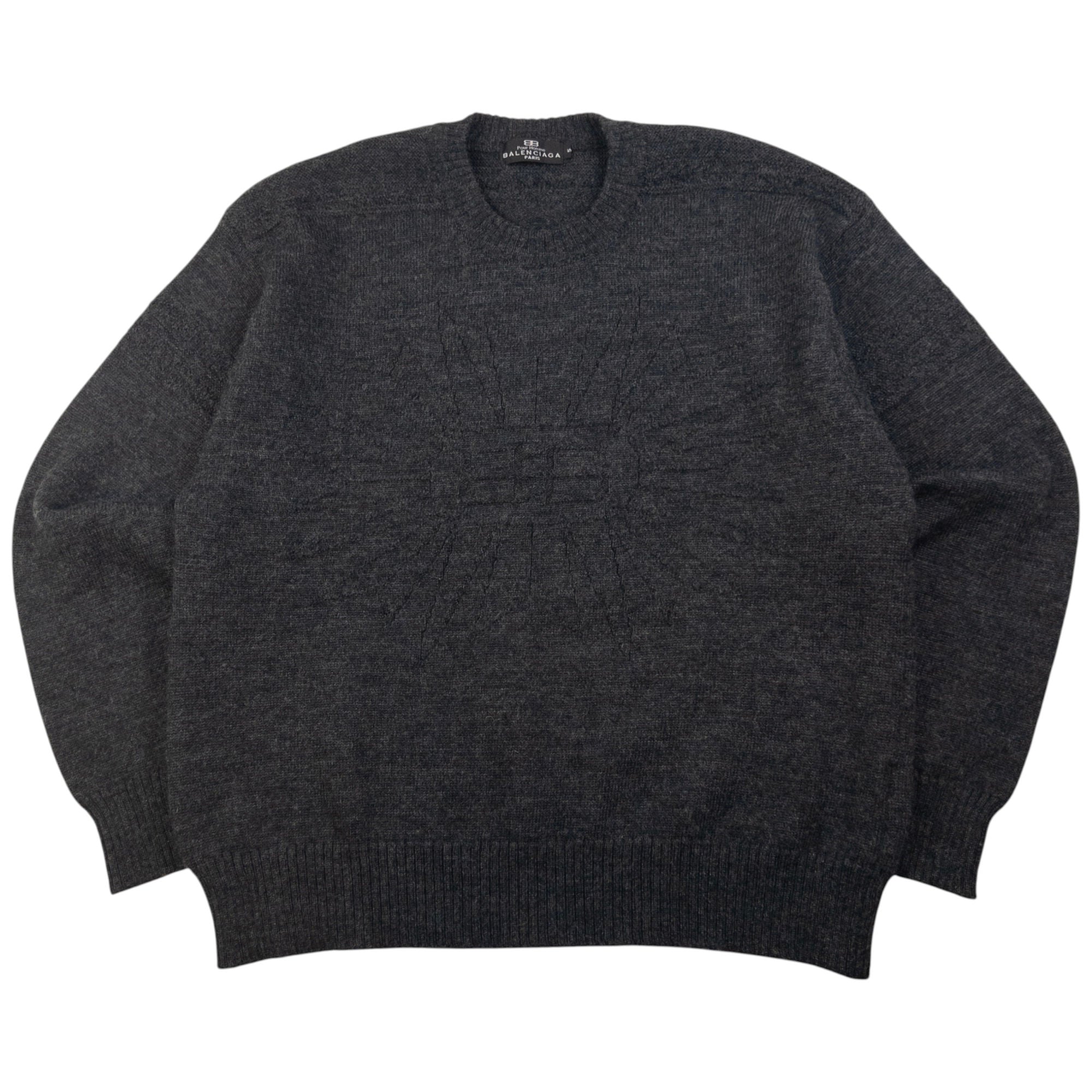 Vintage Balenciaga Paris Wool Knit Jumper Size L
