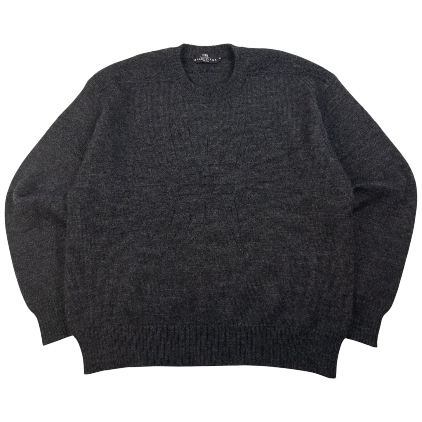 Vintage Balenciaga Paris Wool Knit Jumper Size L