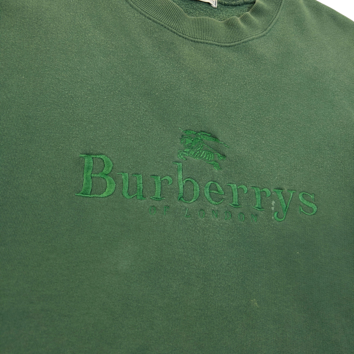 Vintage 90s Burberry Embroidered Sweatshirt Size S