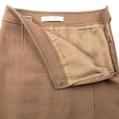 Vintage 1999 Miu Miu Wool Skirt Womens Size W22