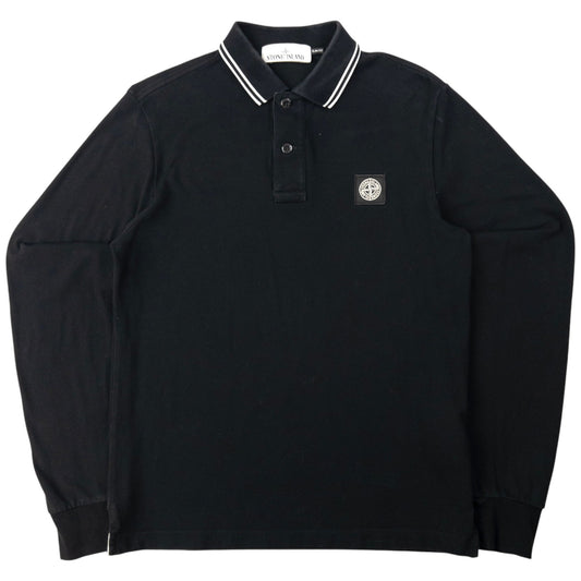Vintage Stone Island Long Sleeve Polo Shirt Size S