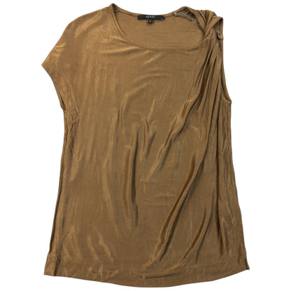 Vintage 2000s Gucci By Tom Ford Asymmetric Iridescent Top Womens Size S