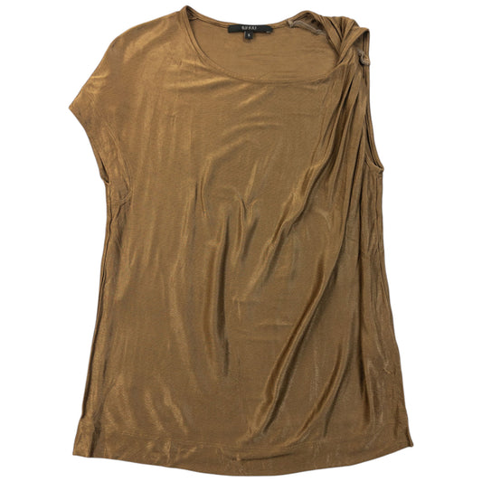 Vintage 2000s Gucci By Tom Ford Asymmetric Iridescent Top Womens Size S