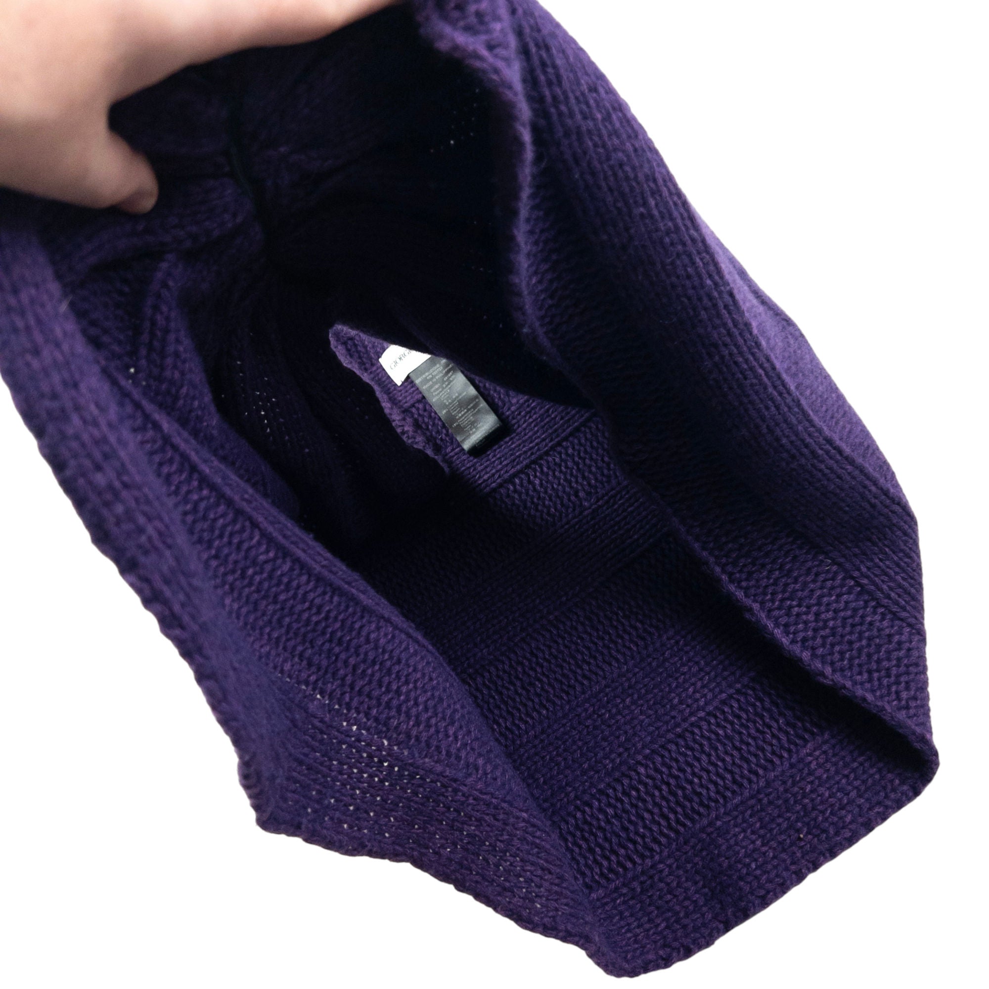 Vintage Giorgio Armani Knitted Wool Shawl