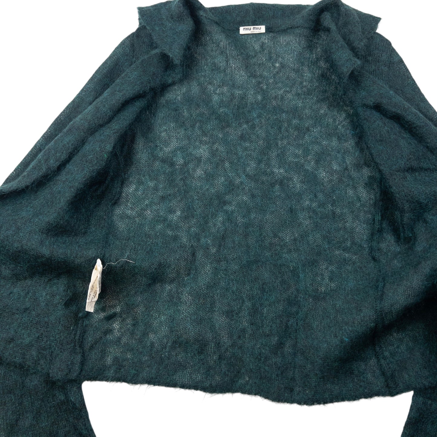 Vintage 2006 Miu Miu Mohair Open Cardigan Womens Size M