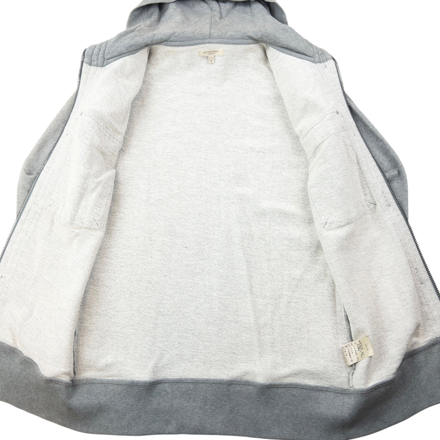 Vintage Burberry Zip Up Hoodie Size M