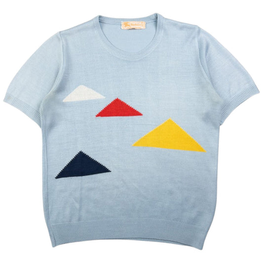 Vintage Burberry Knit T Shirt Womens Size M