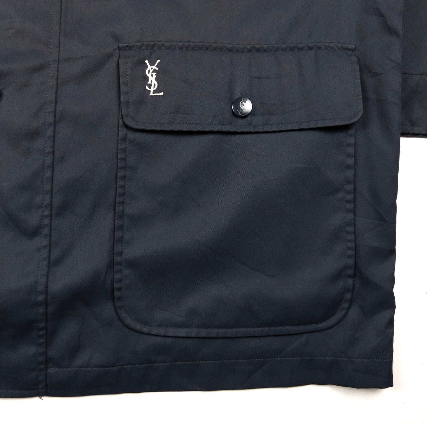 Vintage YSL Yves Saint Laurent Zip Up Jacket Size XL