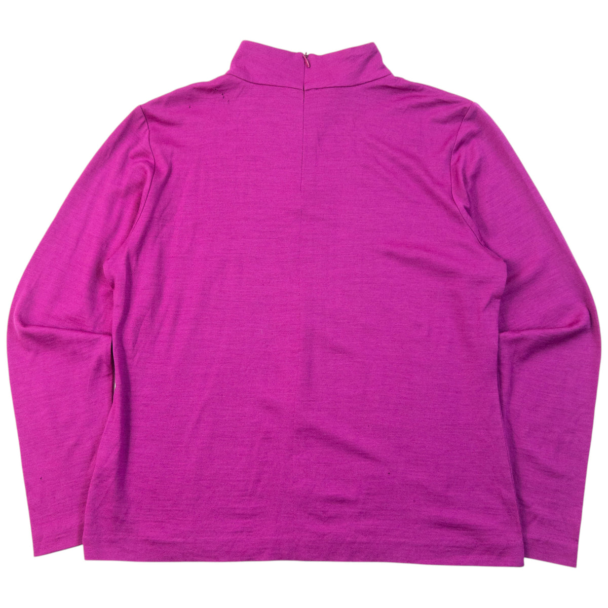 Vintage 2000s YSL Yves Saint Laurent Long Sleeve Turtleneck Top in purple (wool), photo 2