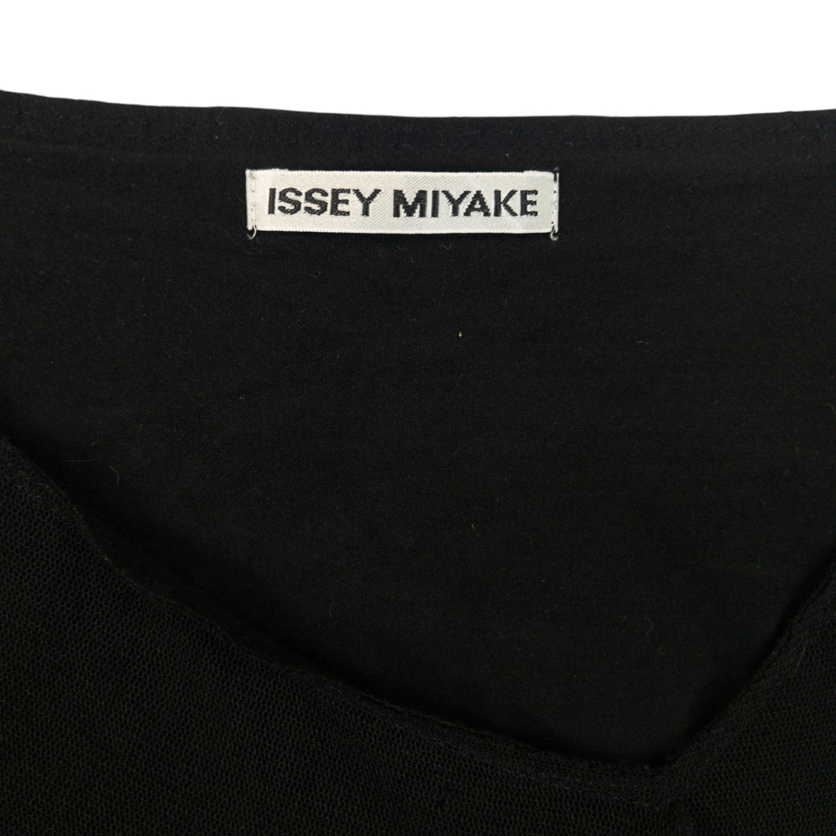 Vintage 90s Issey Miyake Asymmetric Mesh Top Womens Size S