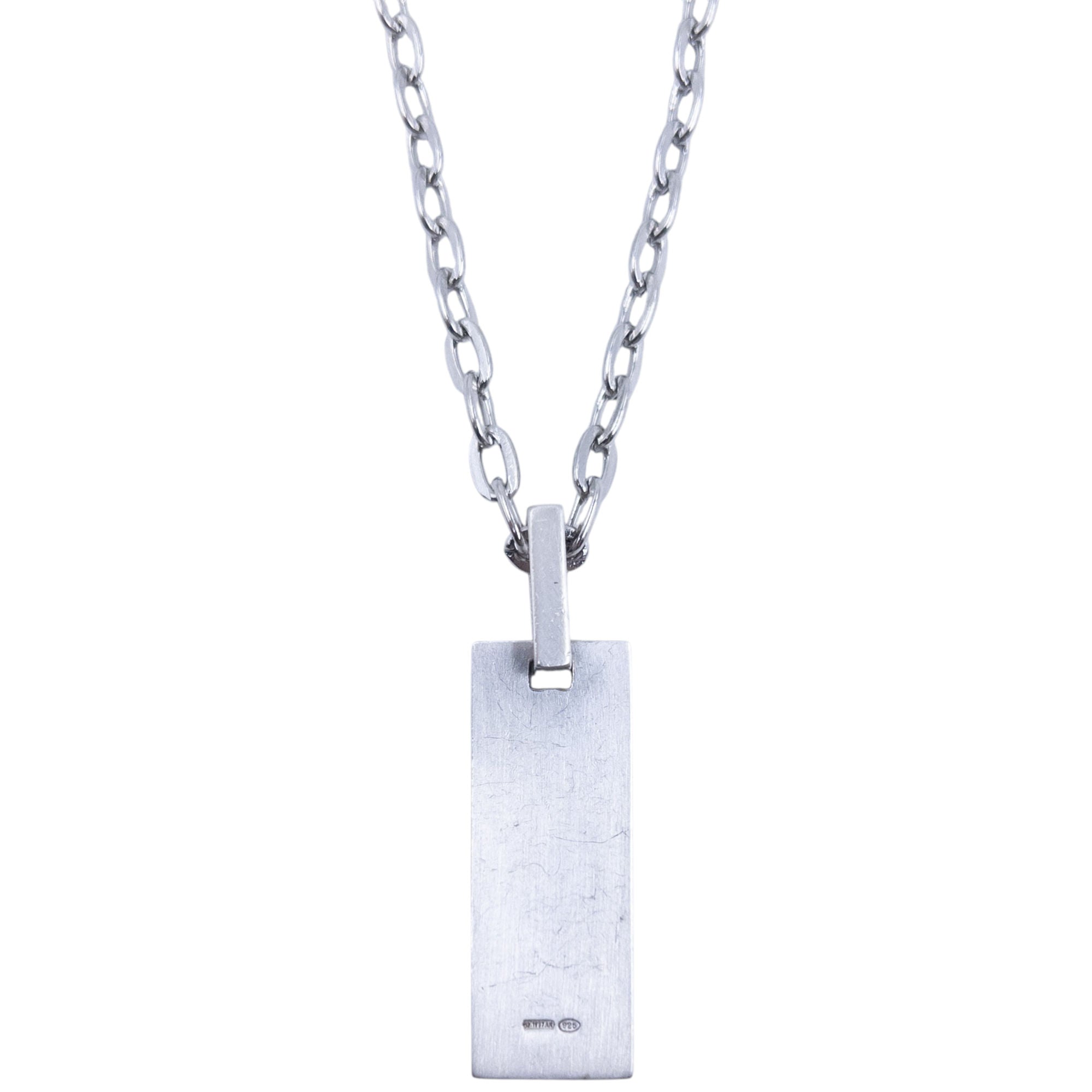 Vintage Gucci Silver Pendent Necklace