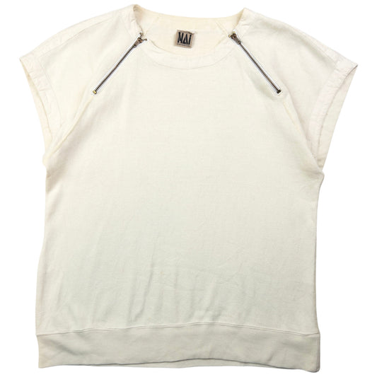 Vintage Hai Sporting Gear By Issey Miyake Zip Detail Top Womens Size M