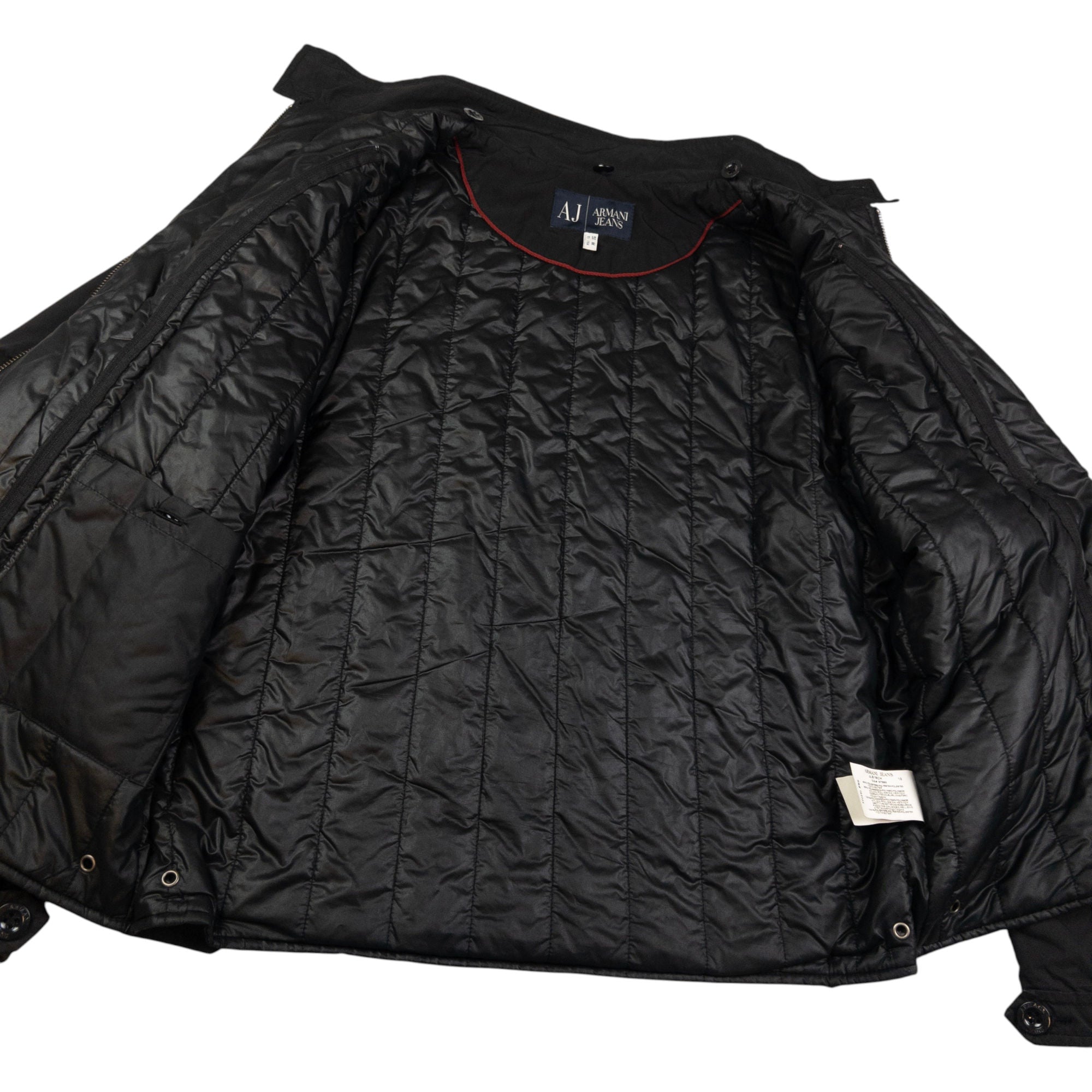 Vintage Armani Jeans Removable Hood Zip Jacket Size M