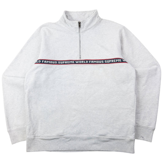 2016 Supreme World Famous Q Zip Sweatshirt Size M