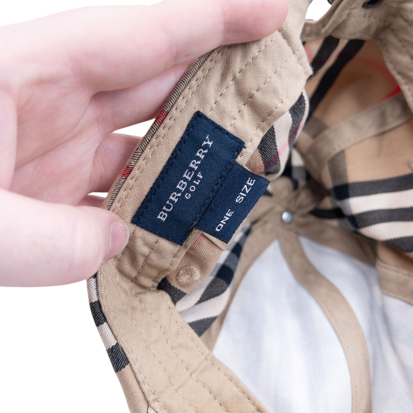 Vintage 2000s Burberry Nova Check Hat