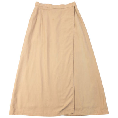 Vintage 90s Yohji Yamamoto I Wish Wrap Skirt in beige