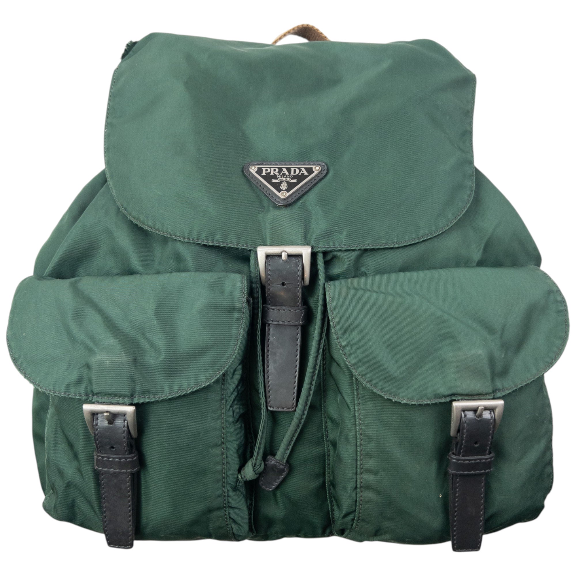 Vintage 90s Prada Cargo Bucket Backpack