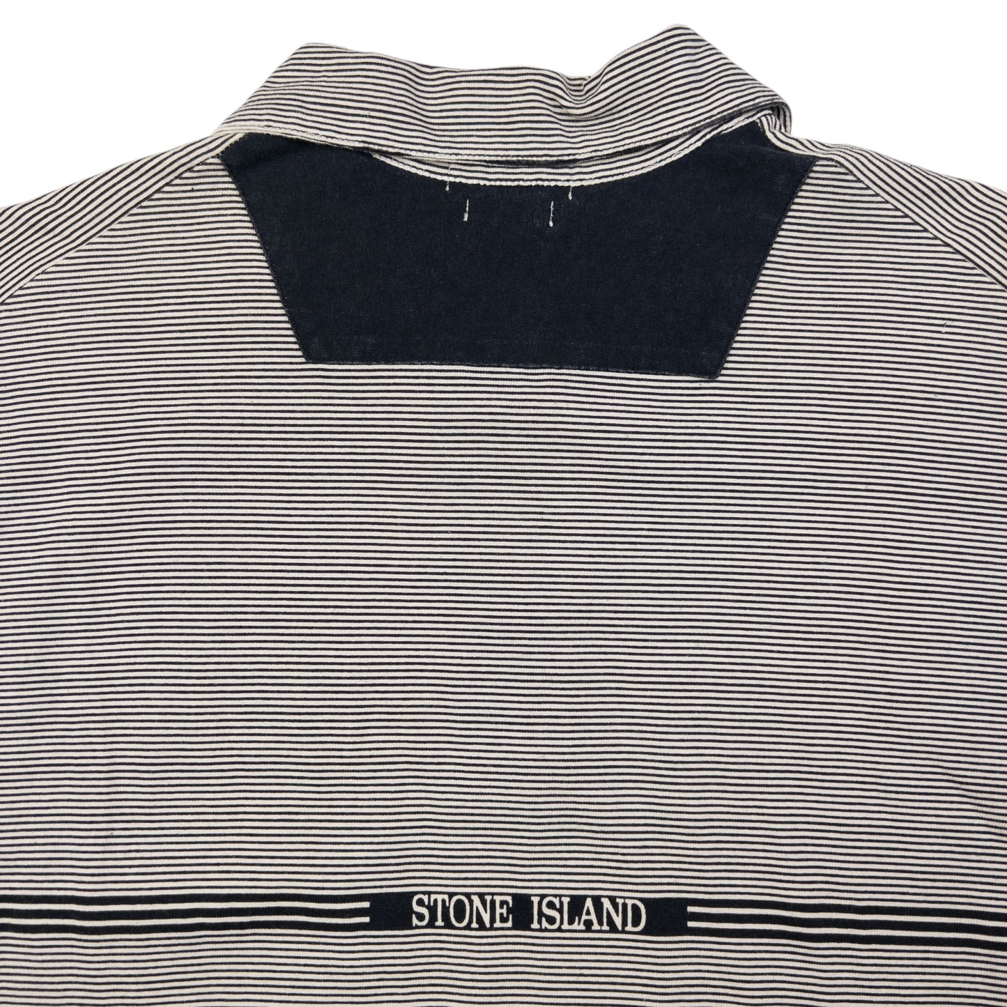 Vintage Stone Island Striped Polo Shirt Size M
