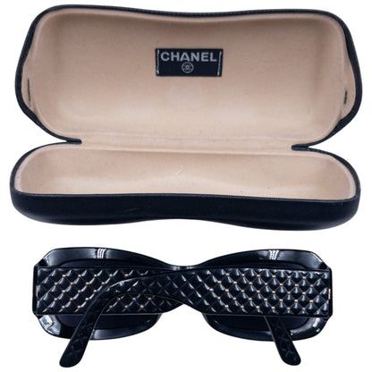 Vintage 90s Chanel Embossed Sunglasses