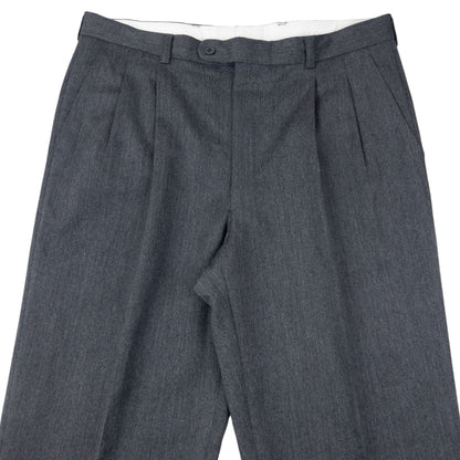 Vintage 80s YSL Yves Saint Laurent Jacket & Trousers Suit Set Size L